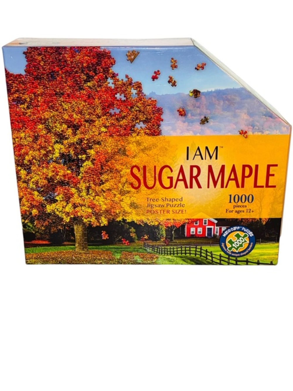 Mad Capp Am Sugar Maple 1000 Pieces tree-shaped border (35" x 38" assembled).